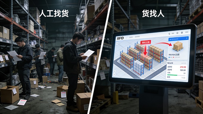 從“人工找貨”到“貨找人”：RFID如何解決倉儲最大痛點？